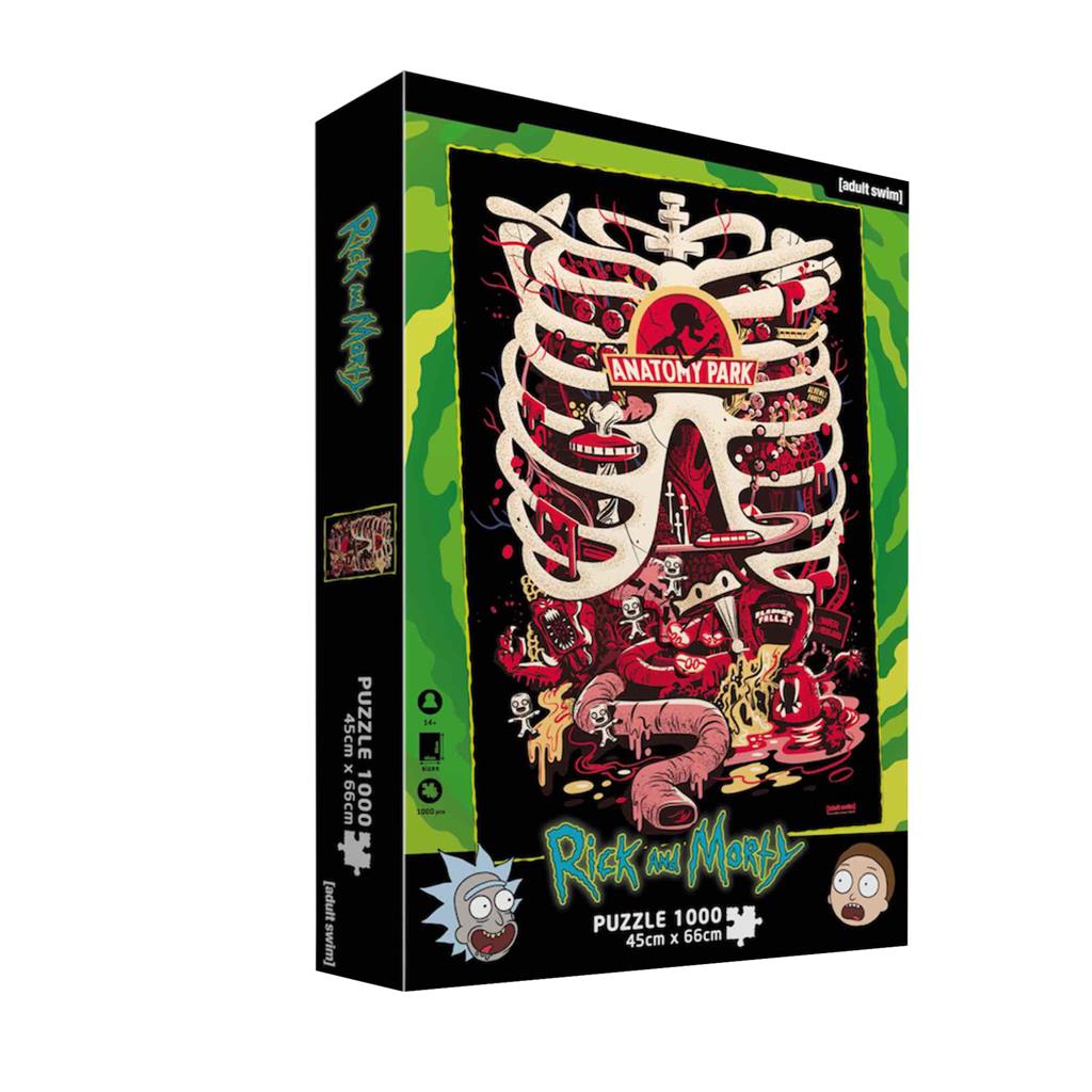 Puzle 1000 pcs. Rick and Morty Anatomy Park (Español)