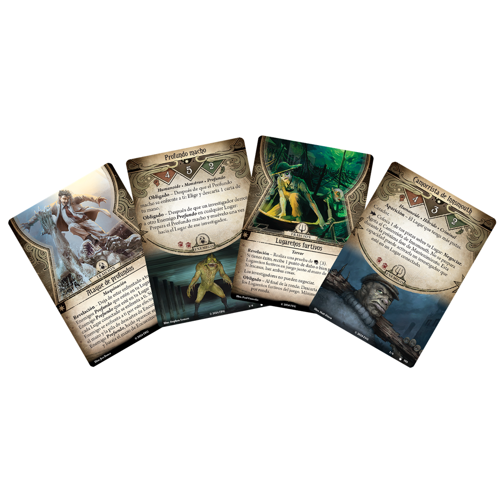 Arkham Horror LCG - La Conspiración de Innsmouth exp. campaña