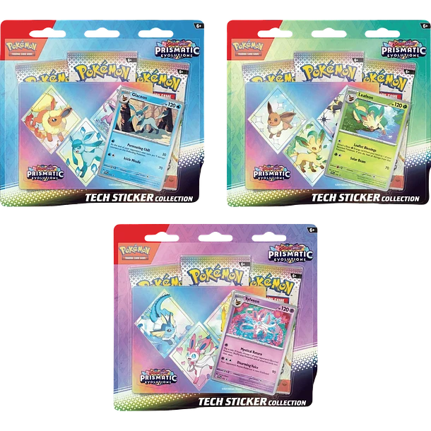 Pokémon TCG: Prismatic Evolutions Tech Sticker Box