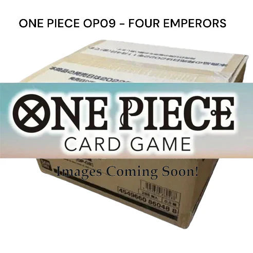 One Piece TCG: The Four Emperors Case Box (12 booster box) (OP-09) Tablecat Games One Piece TCG: The Four Emperors Case Box (12 booster box) (OP-09) Tablecat Games