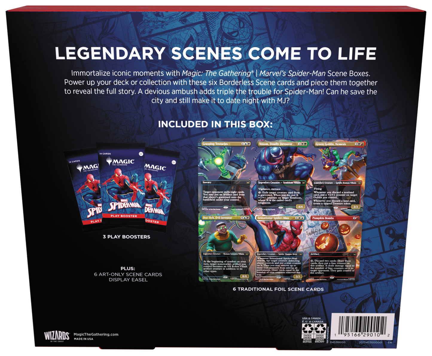Magic: The Gathering - Universes Beyond- Marvel Spider-Man Scene Box Display