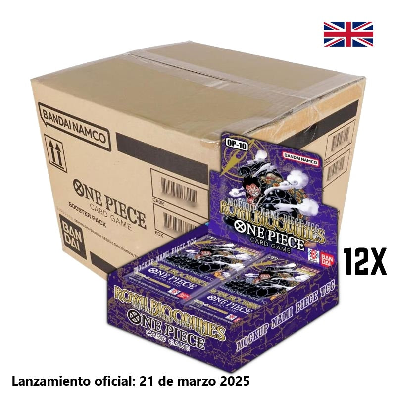 One Piece TCG: Royal Blood Booster Box X 12 (CASE) OP - 010