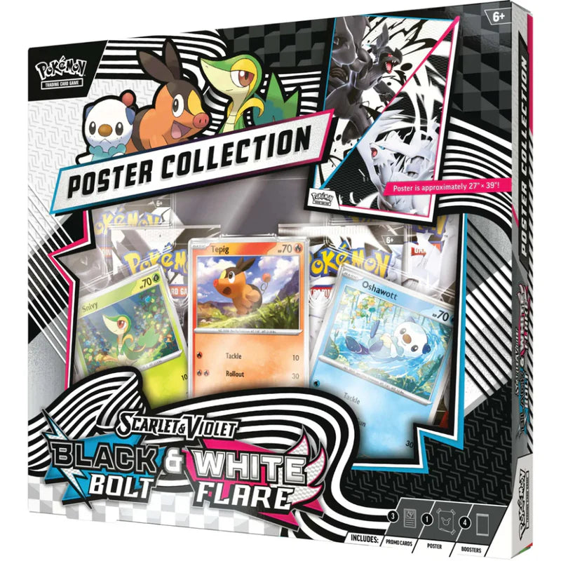 Pokemon TCG: Scarlet & Violet Black Bolt/White Flare- Unova Poster Collection