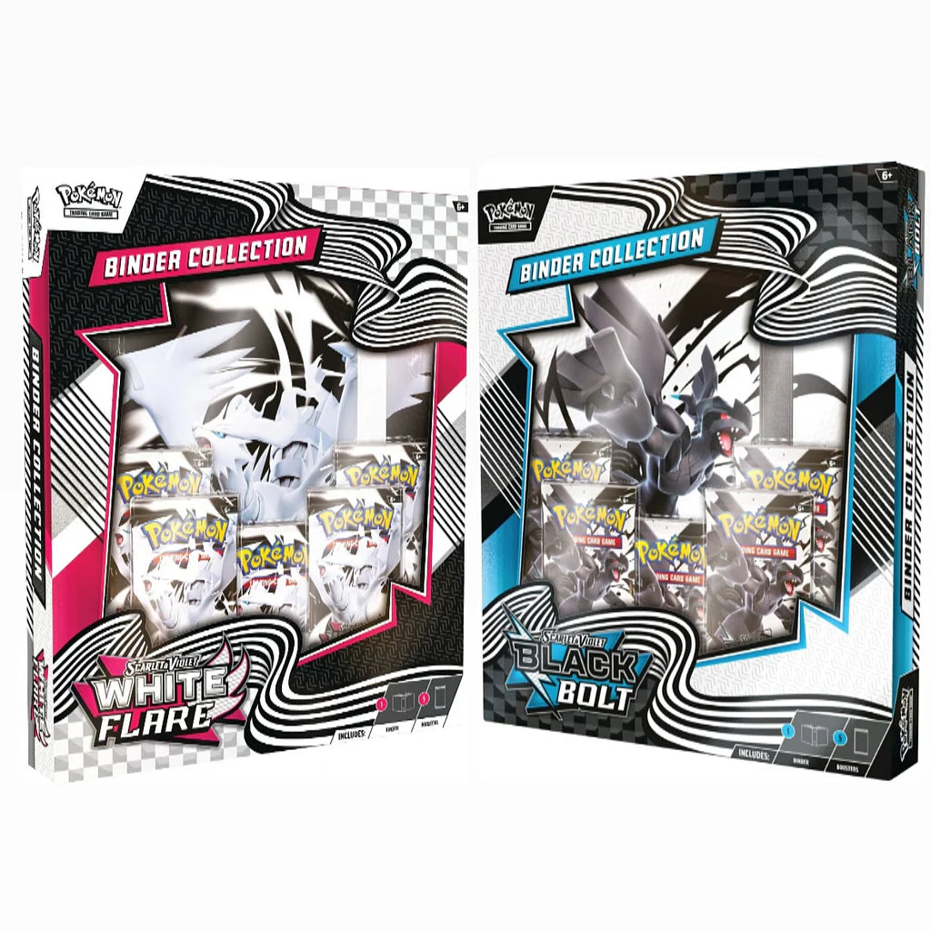Pokemon TCG: Scarlet & Violet White Flare & Black Bolt Binder Collection