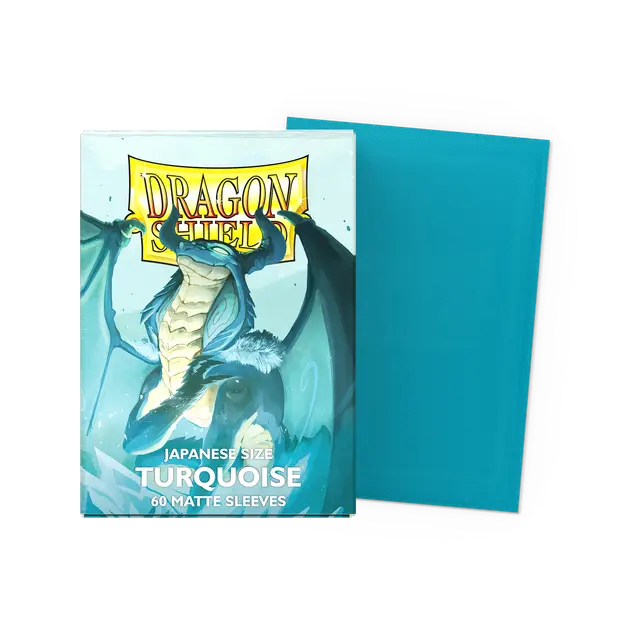 Dragon Shield Sleeves: Japanese- Matte Turquoise (60 ct.)