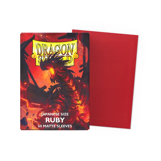 Dragon Shield Sleeves: Japanese- Matte Ruby (60 ct.)
