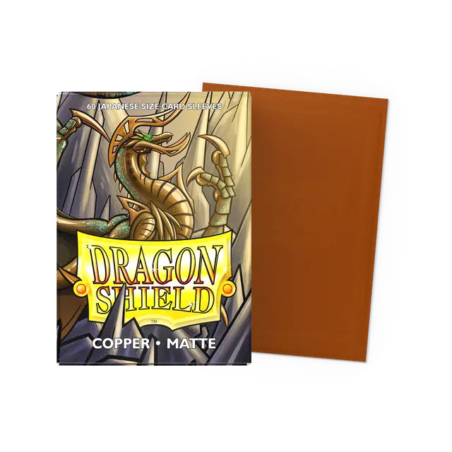Dragon Shield Sleeves: Japanese- Matte Copper (60 ct.)