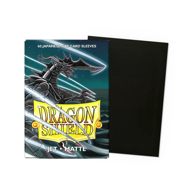 Dragon Shield Sleeves: Japanese- Matte Jet (60 ct.)