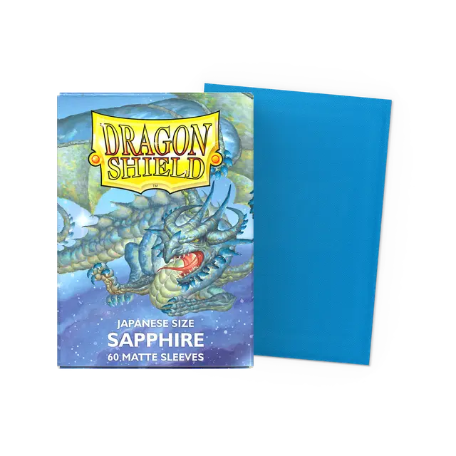 Dragon Shield Sleeves: Japanese- Matte Sapphire (60)