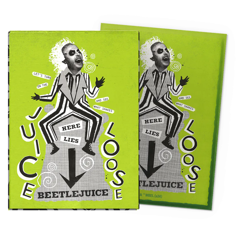 Dragon Shield Sleeves: Standard- Brushed 'Beetlejuice ' Art (100 ct.)