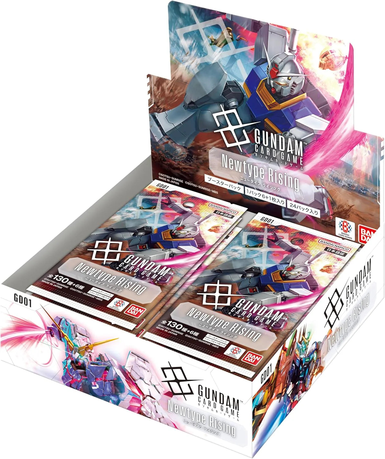 Gundam Card Game: Newtype Rising Booster Pack Display [GD01