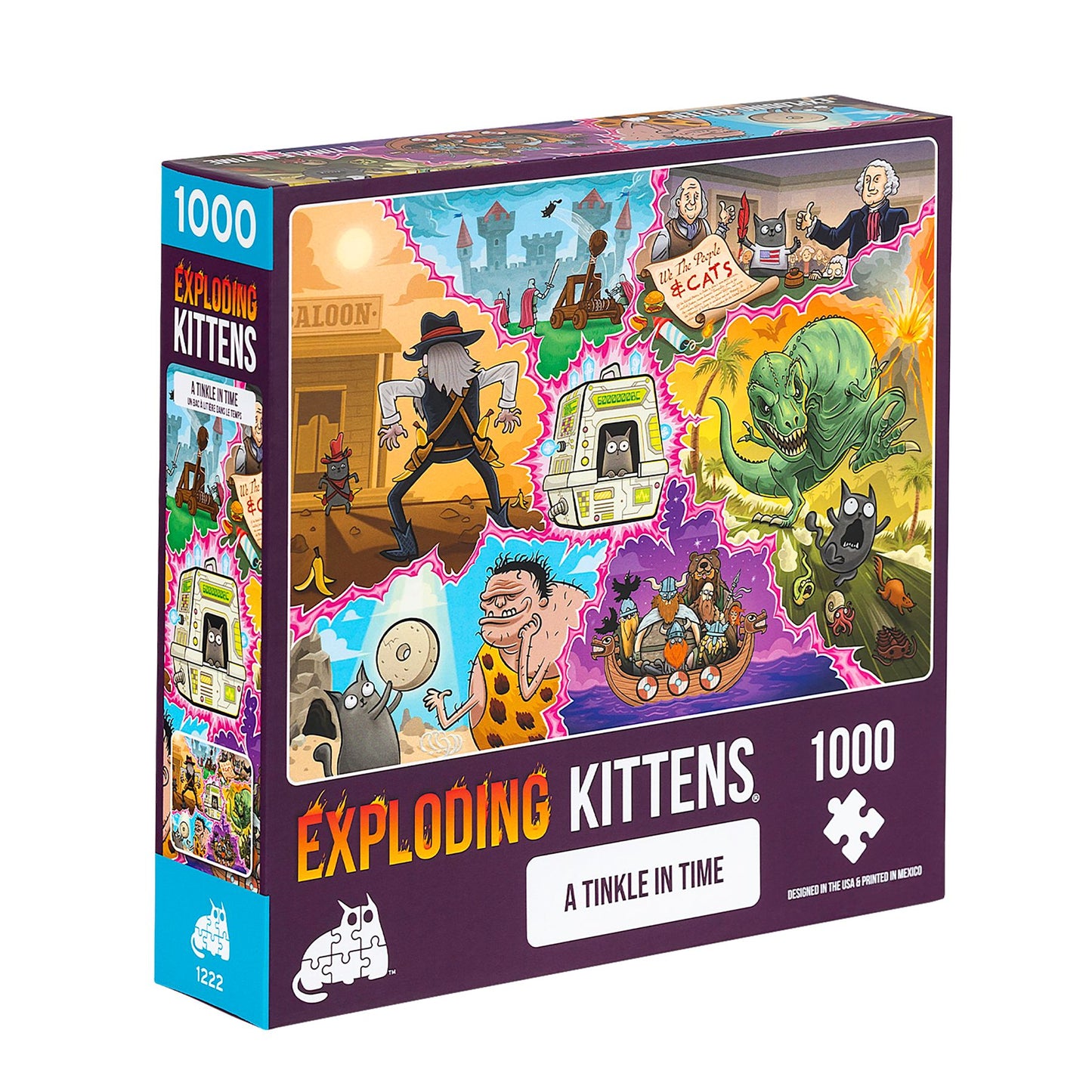 Puzzle Exploding Kittens 1000 piezas - A Tinkle in Time