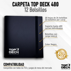 Carpeta Grande 12 Bolsillos 480 Espacios Top Deck