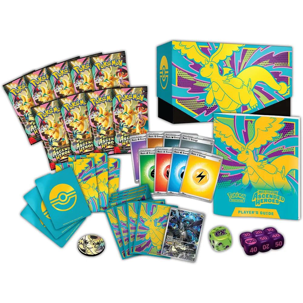 Pokemon TCG: Mega Evolution 02.5 Ascended Heroes- Elite Trainer Box