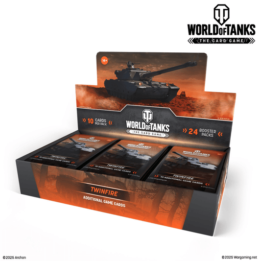 World of Tanks the Card Game: Twinfire- Booster Display