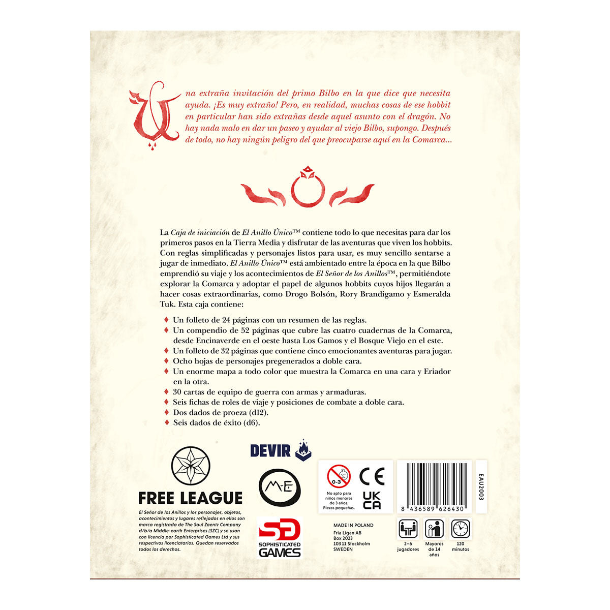 El Anillo Único - Caja de Inicio