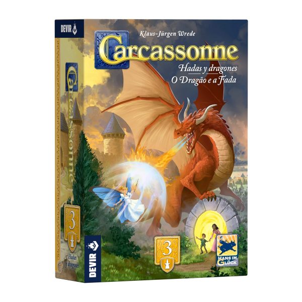 Carcassonne Hadas y Dragones Expansión