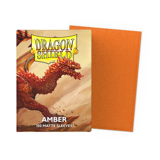 Dragon Shield Sleeves: Standard- Matte Amber (100 ct.)