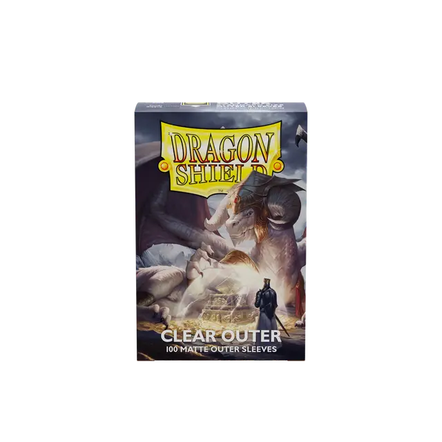 Dragon Shield Sleeves: Standard - Matte Outer Sleeves - Clear