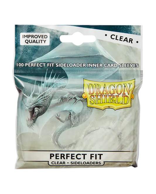 Dragon Shield Sleeves: Perfect Fit Sideloaders- Clear (100 ct.)