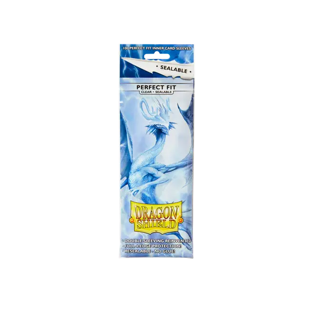 Dragon Shield Sleeves: Perfect Fit Sealable- Clear (100 ct.)