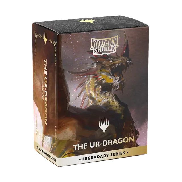 Dragonshield Sleeves: Standard DUAL- Matte 'MTG Legendary Series- The Ur-Dragon' Art (100 ct.)