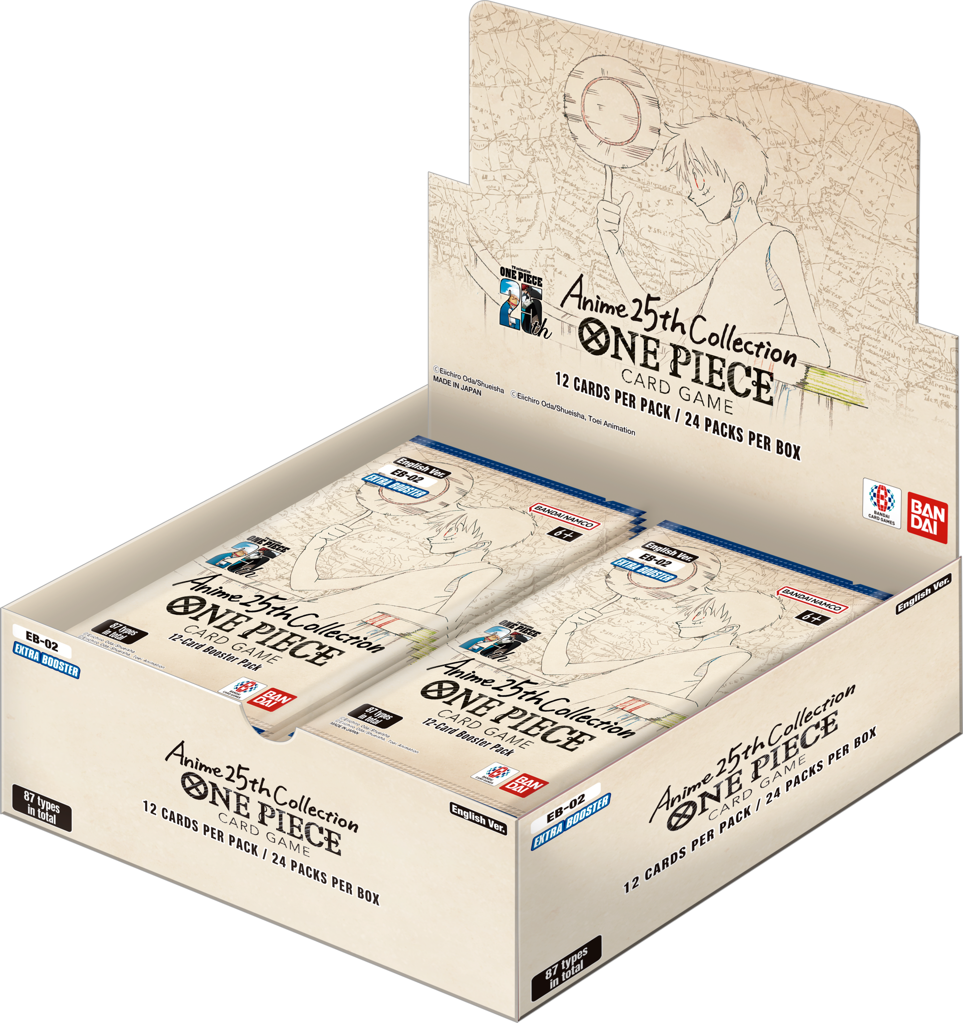 One Piece TCG: Extra Booster Display (EB- 02)