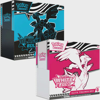 Pokemon TCG: Scarlet & Violet - Black Bolt / White Flare- Elite Trainer Box