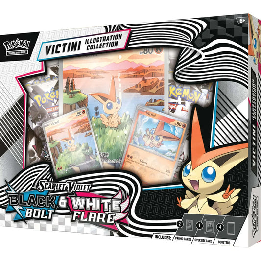 Pokemon TCG: Black Bolt/White Flare- Illustration Collection (Unova Victini)
