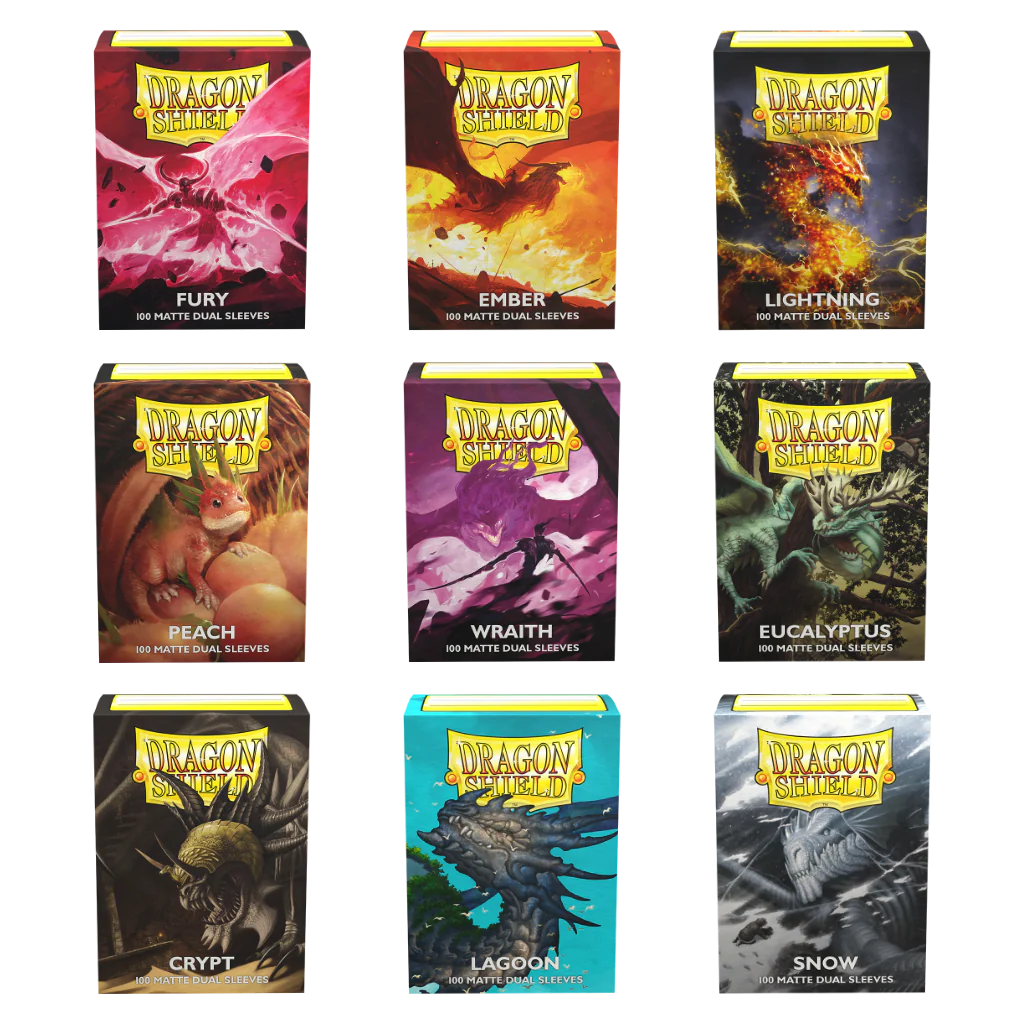 Protectores Standard Matte Dual Dragon Shield – Tablecat Games