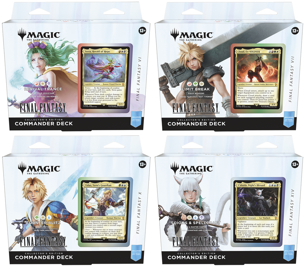 Magic: The Gathering - FINAL FANTASY - Mazos de Commander de edición de coleccionista