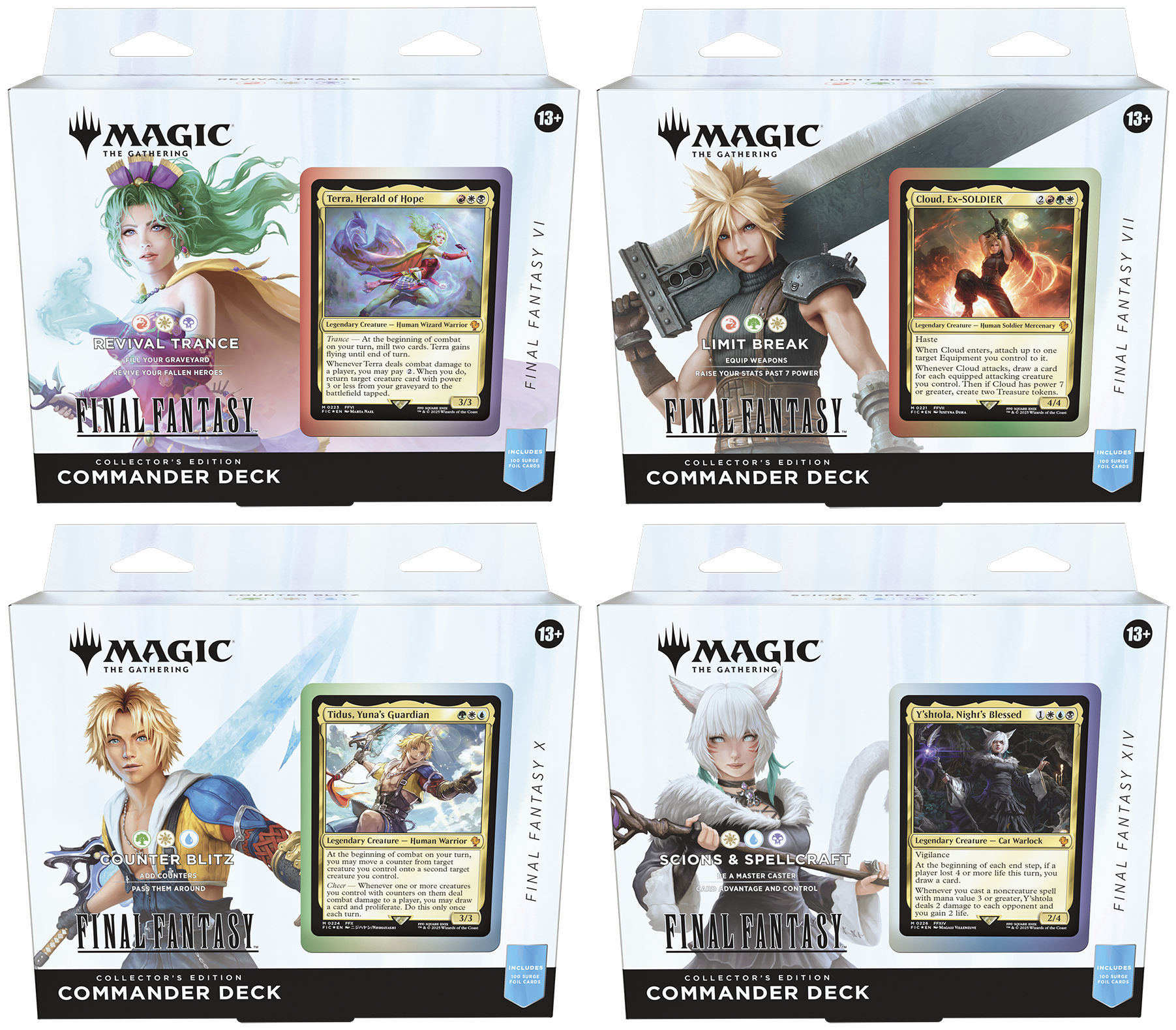 Magic: The Gathering - FINAL FANTASY - Mazos de Commander de edición de coleccionista