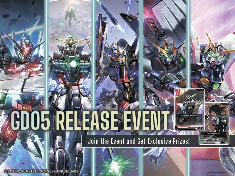 Gundam Card Game: GD05 Booster Pack - Release Event