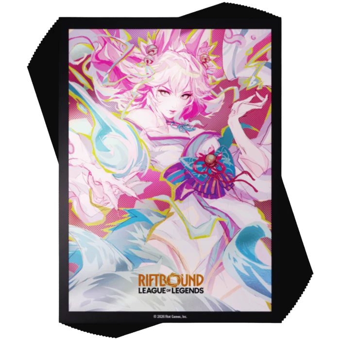 Card Sleeves: Riftbound- Spiritforged- 'Spirit Blossom Ahri' Art (100 ct)
