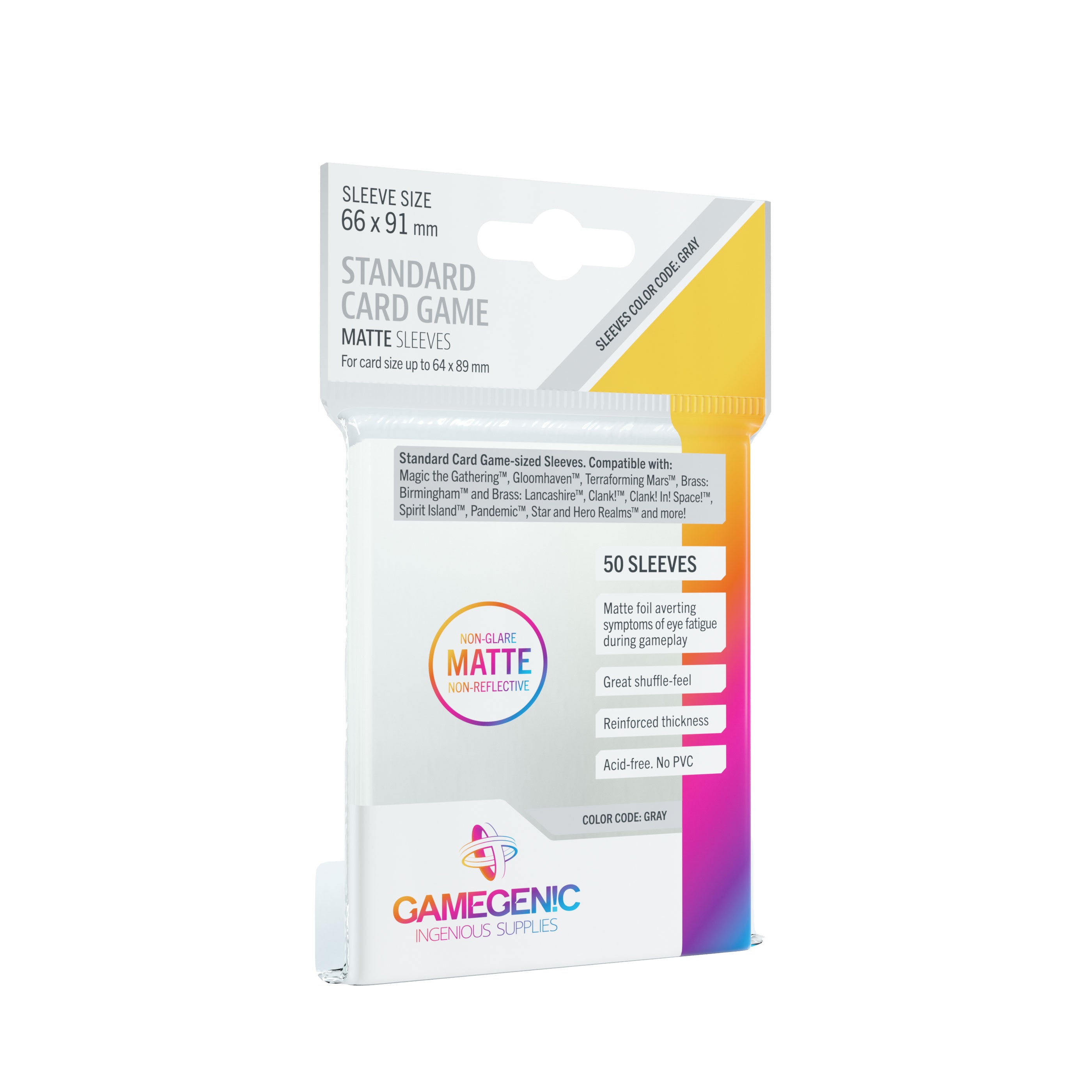 GG Sleeves Matte Standard Card Game Sleeves