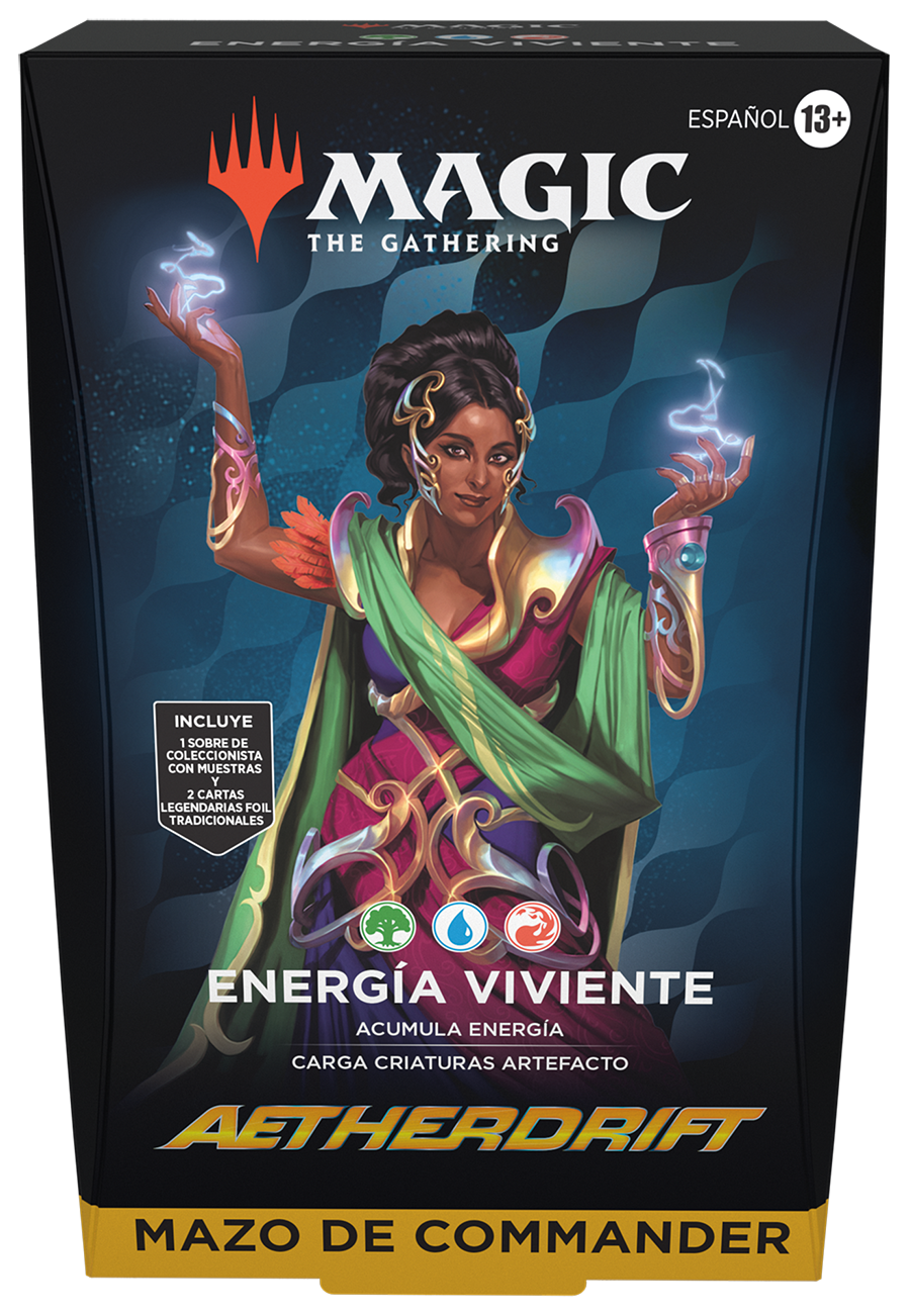 Magic: The Gathering - Aetherdrift - Mazos de Commander Energía viviente