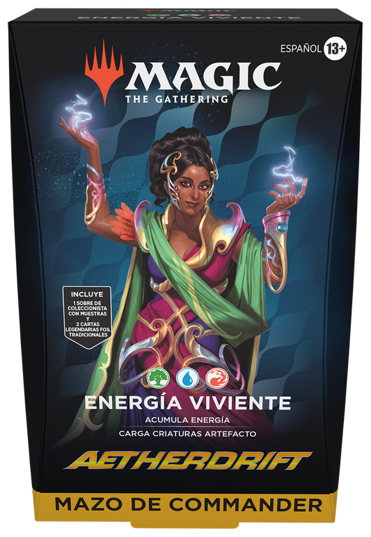 Magic: The Gathering - Aetherdrift - Mazos de Commander Energía viviente