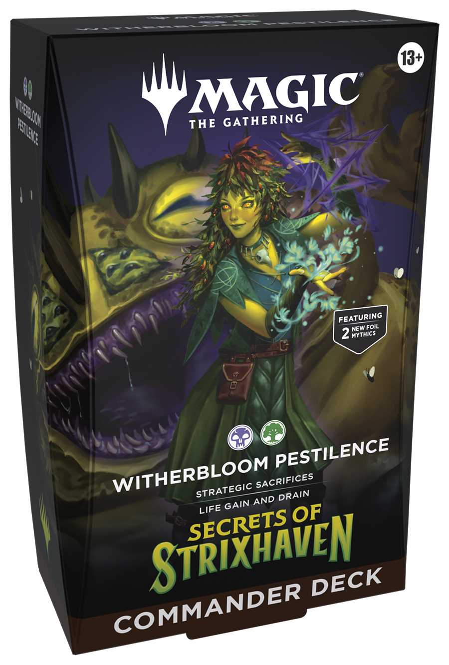 MTG: Secrets of Strixhaven Commander Deck (en idioma INGLÉS)