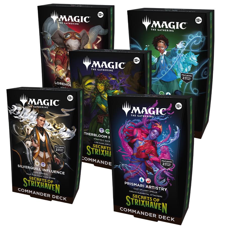 MTG: Secrets of Strixhaven Commander Deck (en idioma INGLÉS)