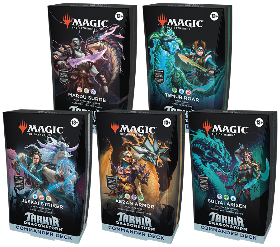 Magic: The Gathering - Mazos de Commander de Tarkir: tormenta dracónica