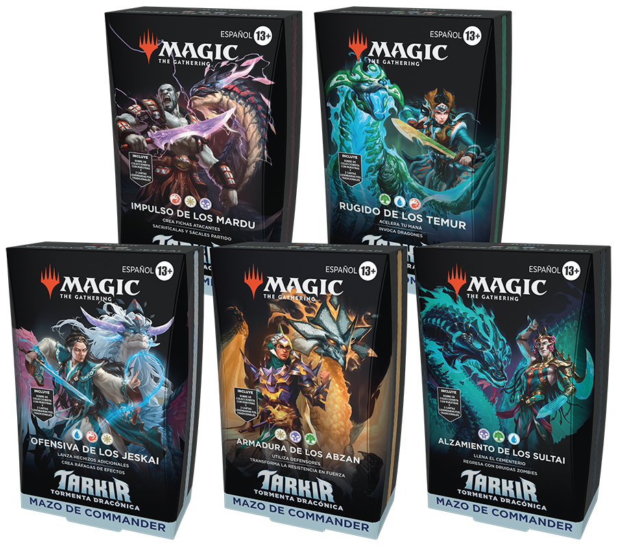 Magic: The Gathering - Mazos de Commander de Tarkir: tormenta dracónica
