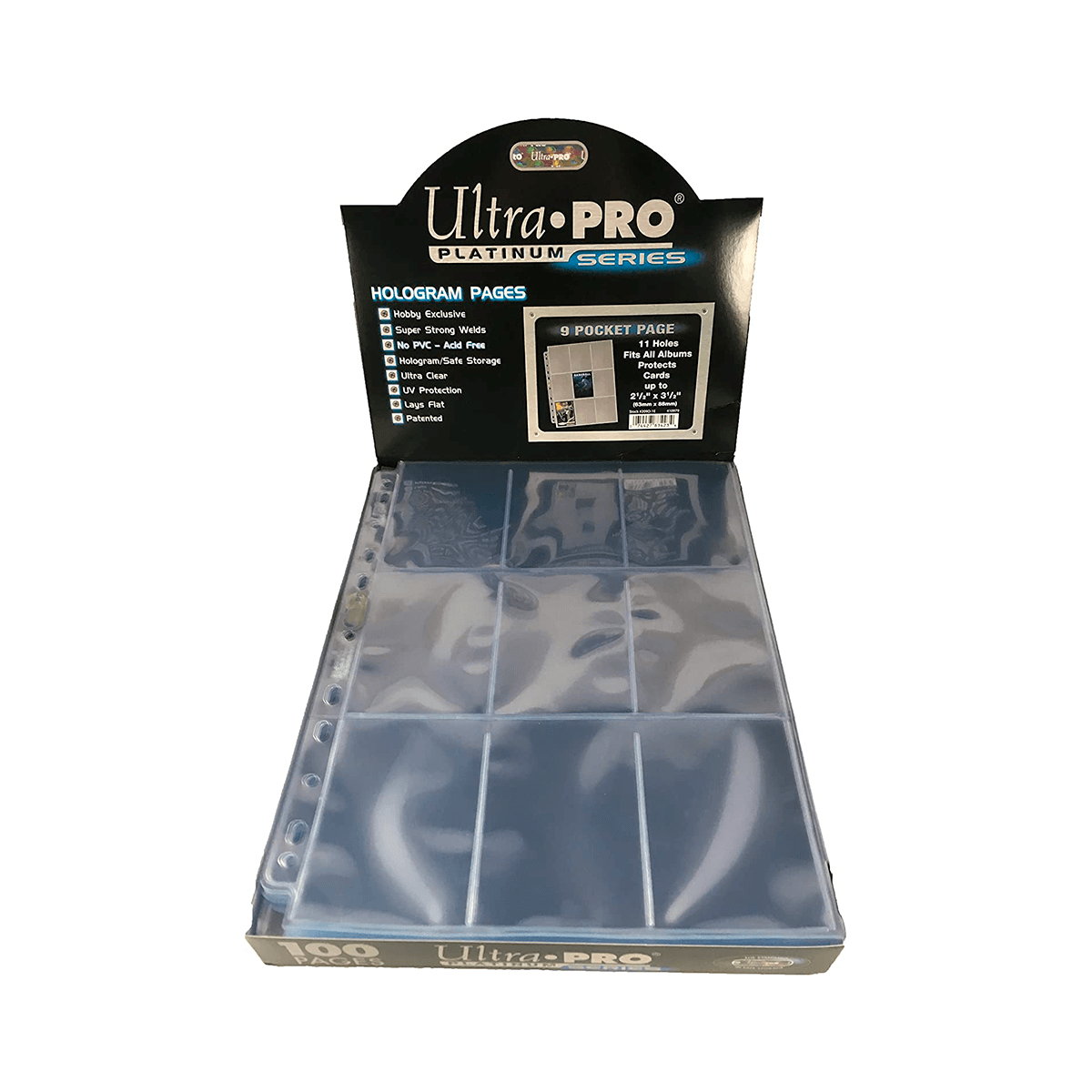 Ultra Pro Sheet Platinum Display x100