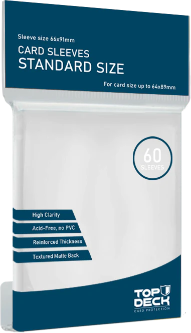 Protectores Básicos| TOPDECK Standard 66x91mm
