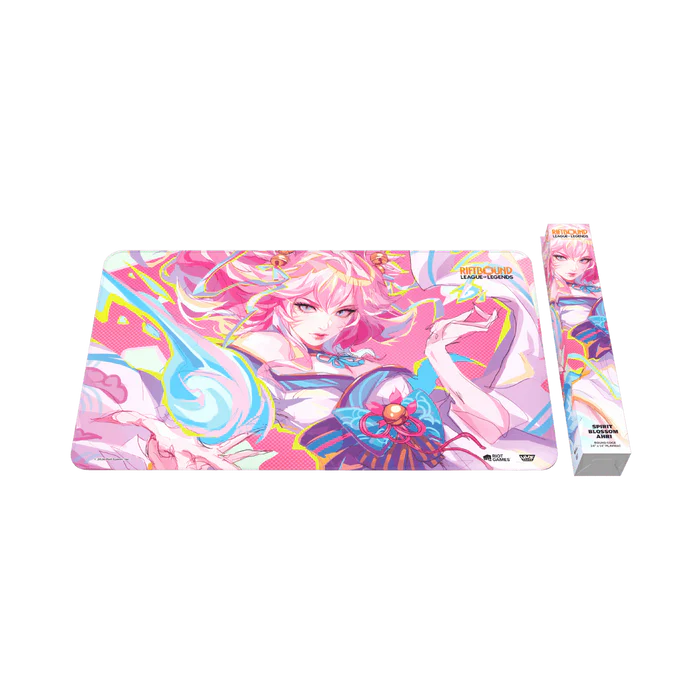 Playmat: Riftbound- Spiritforged- 'Spirit Blossom Ahri' Art