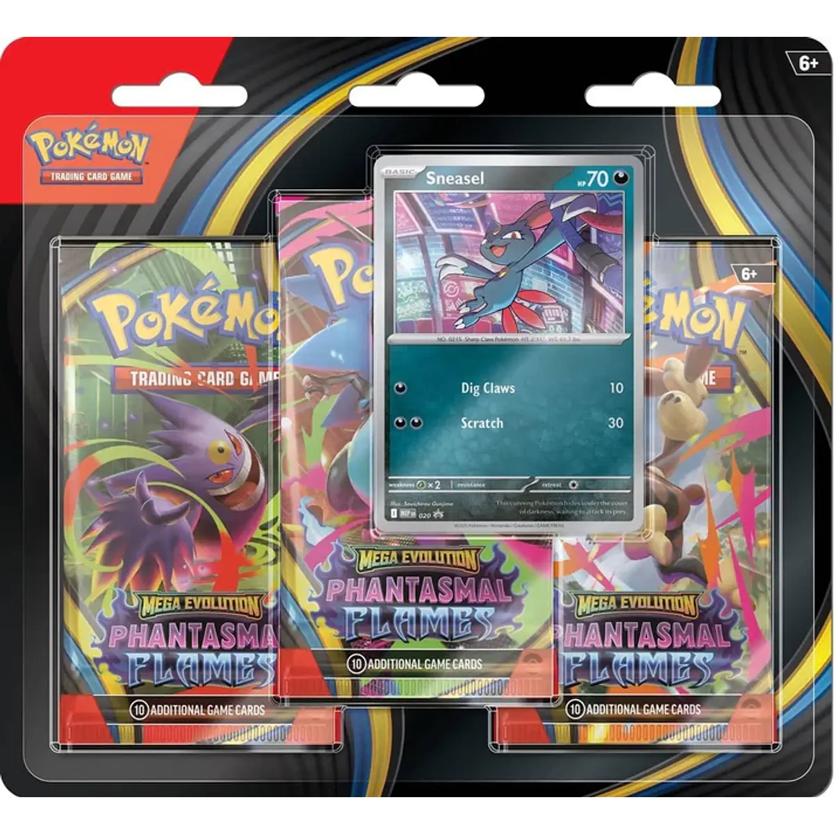 Pokemon TCG: Mega Evolution Phantasmal Flames - Booster Blister