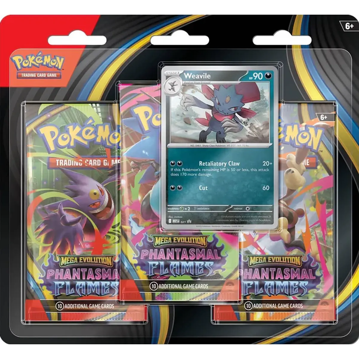 Pokemon TCG: Mega Evolution Phantasmal Flames - Booster Blister (En inglés)