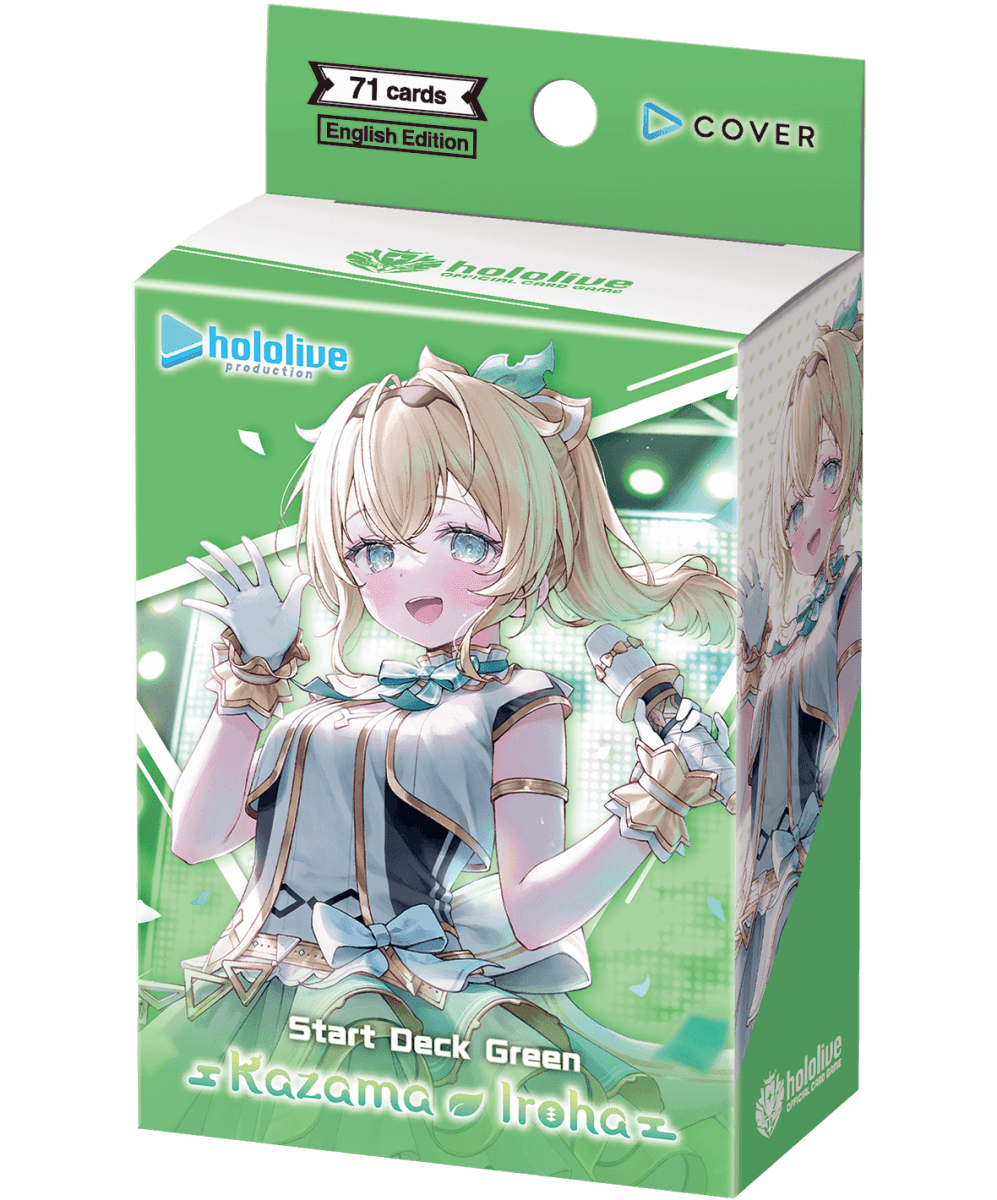 Hololive OCG: Kazama Iroha Start Deck Green