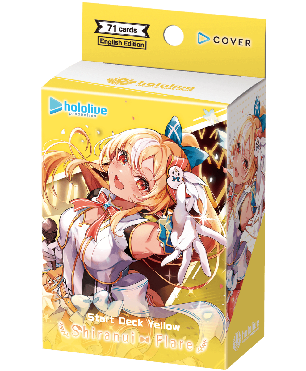 Hololive OCG: Shiranui Flare Start Deck Yellow