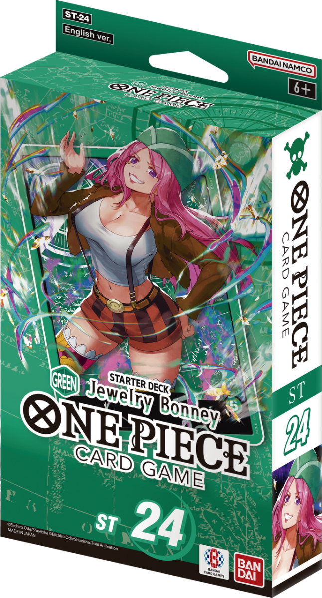 One Piece TCG: Starter Deck -GREEN Jewelry Bonney- [ST-24]