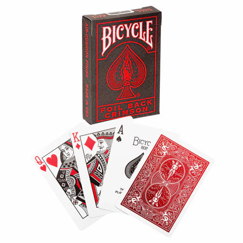 Naipes Bicycle Ultimates - MetalLuxe Crimson - (Red)